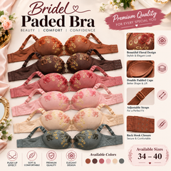 Bridel Paded Bra – Women's Embroidered Padded Bra