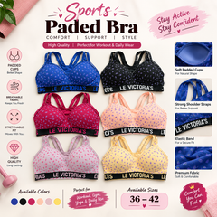 Women's Sports Padded Bra – High-Quality Comfortable Everyday & Workout Bra